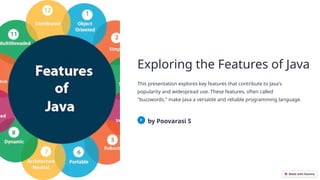 Exploring-the-Features-of-Java. characters | PPT