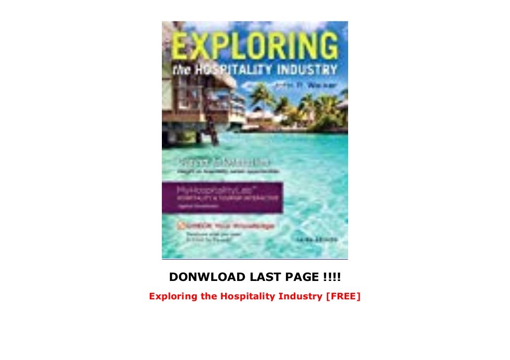 Exploring the Hospitality Industry [PDF]