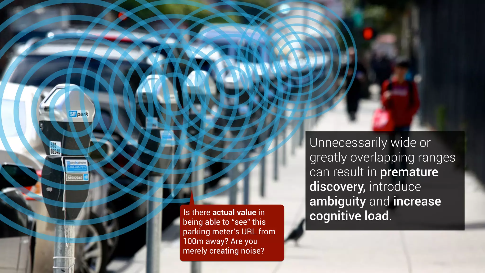 1
cloud
service API
2
3
4
The system might in reality do this…
Issue a command:
”Lamp on!”
The bridge in your
home receives the
command via wi-ﬁ.
It transmits the
command (P2P) to
nearby bulbs
If other bulbs are too far from the
bridge, the closest bulb uses a mesh
network to pass the message along
 