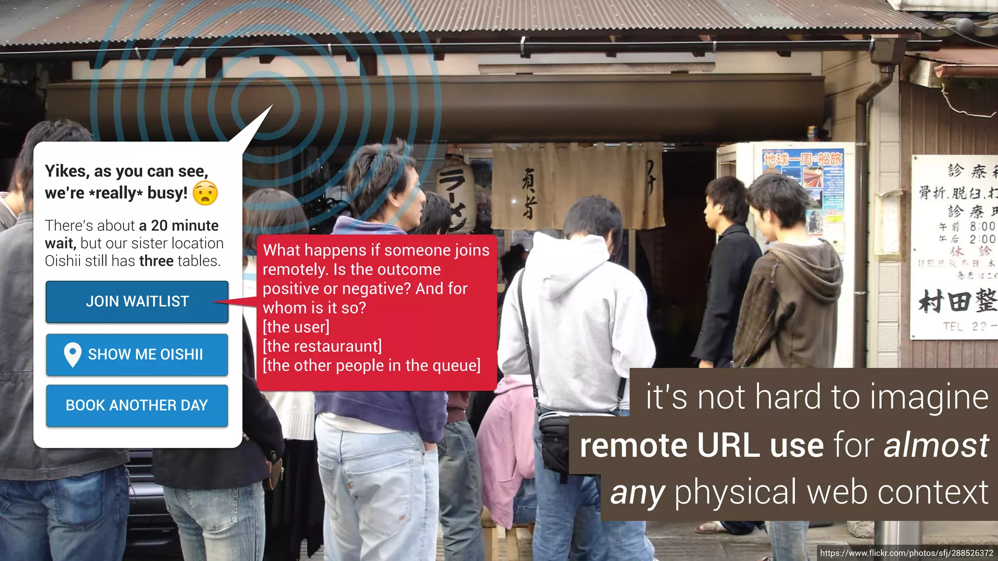 there’s nothing wrong with simply mirroring
a beacon architecture to its physical
https://www.flickr.com/photos/morebyless/14246207164
url/grandGallery
url/artDesign
url/artDesign
url/artDesign
url/naturalWorld
url/naturalWorld
url/naturalWorld
and virtual equivalent
 