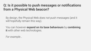 …unless you’re waaaaay at the back
top range for beacons is currently ~100m (300ft) and while a wider
smart
poster
range will drain more power, this poster is powered, so that’s ok
https://www.flickr.com/photos/alsaarom/8258444009
 