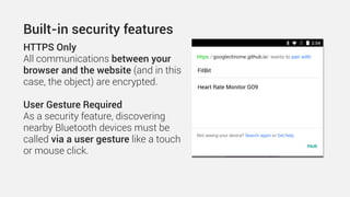 …by extending this pattern to
the web we can create all
sorts of rich and yet casual
interactions while completely
bypassing the friction of ﬁrst
downloading an app
https://www.flickr.com/photos/charlottemorrall/3778508426
GUMBOT
Bet you don’t have a
quarter? Am I right or
am I right?
GUMBOT
No sweat. How about
one of these? That’ll
be $0.25 please.
 
