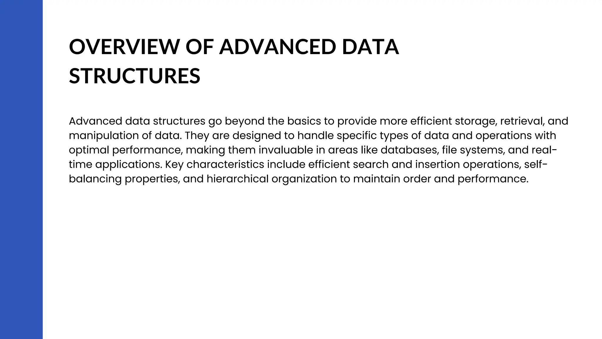 Exploring Advanced Data Structures - Hiike | PPT