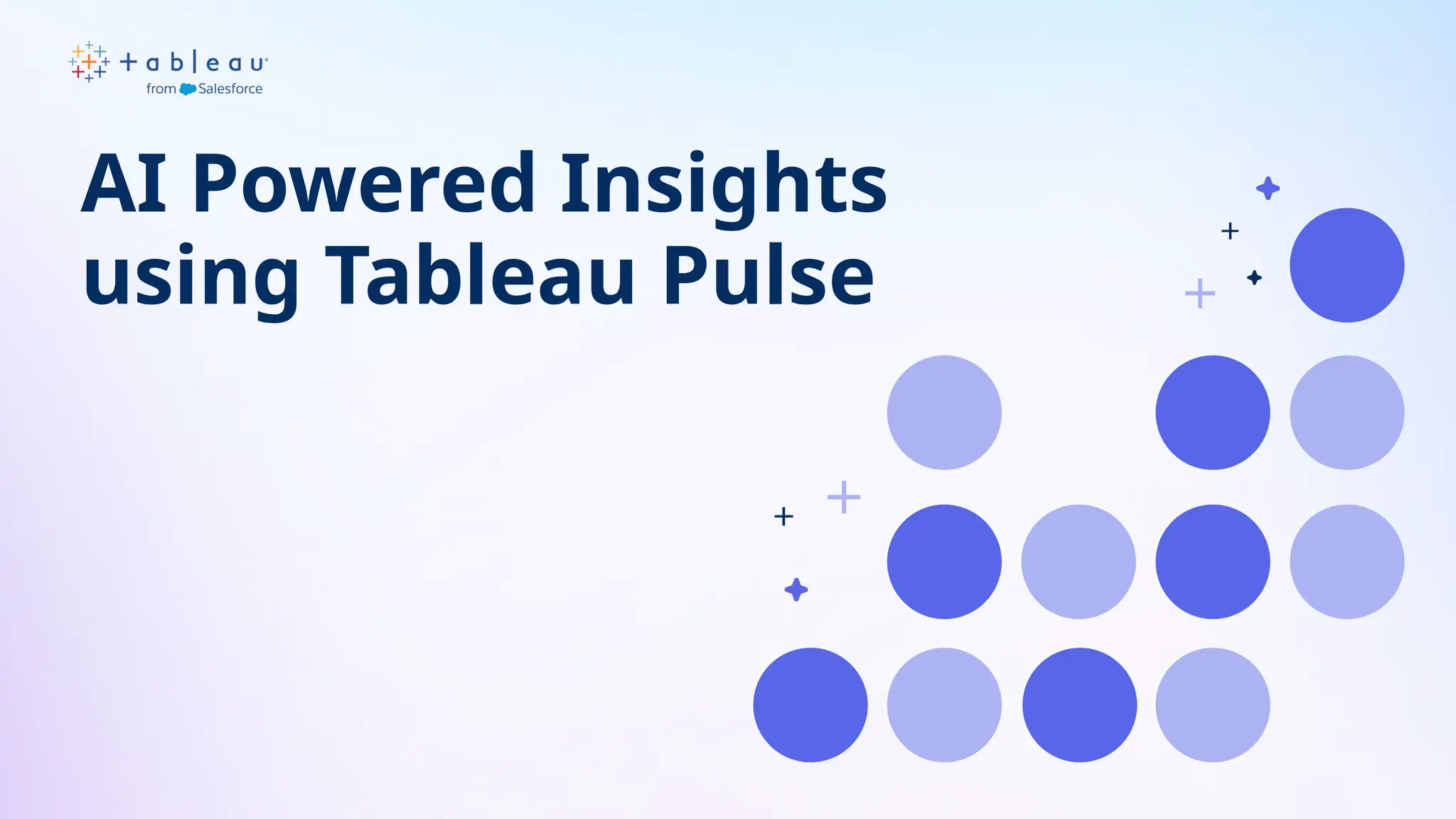 AI Powered Insights
using Tableau Pulse
 