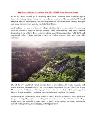 Exploring Art from Anywhere The Rise of 3D Virtual Museum Tours.pdf