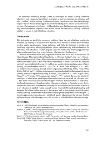 Exploring art in early childhood education | PDF