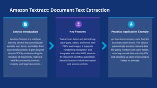 Comprehensive Guide to AWS AI and Machine Learning Services for Text ...