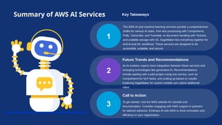 Comprehensive Guide to AWS AI and Machine Learning Services for Text ...