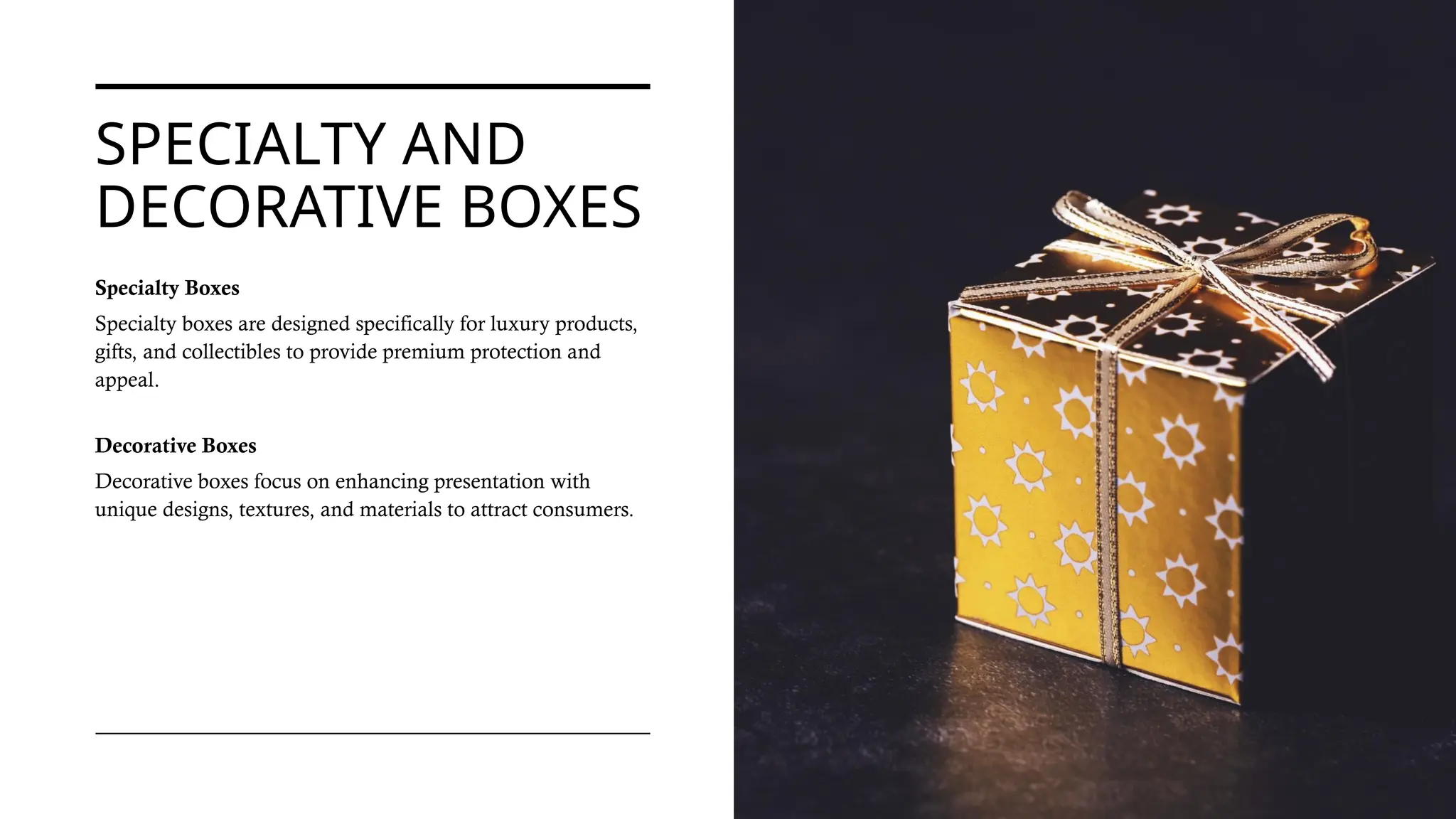 Exploring Boxes: Types, uses, and design innovations | PPTX
