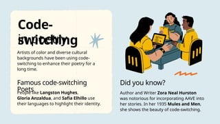 Exploring Code-switching in Poetry Education Presentation in Yellow ...