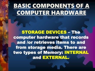 basic computer hardware components | pdf | computer... Exploring Computer Fundamentals and Microsoft Windows | PPTX