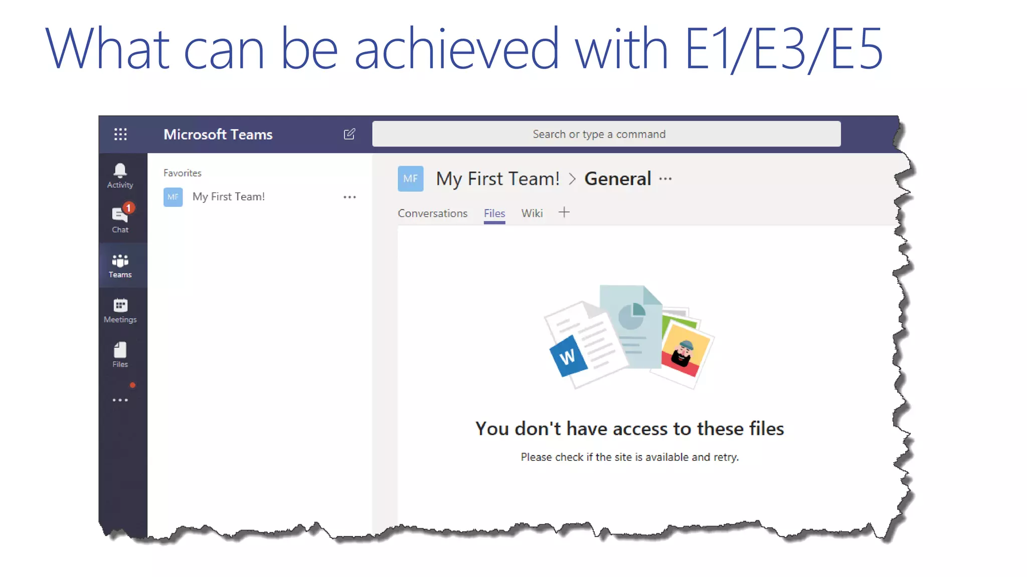 What can be achieved with E1/E3/E5
 