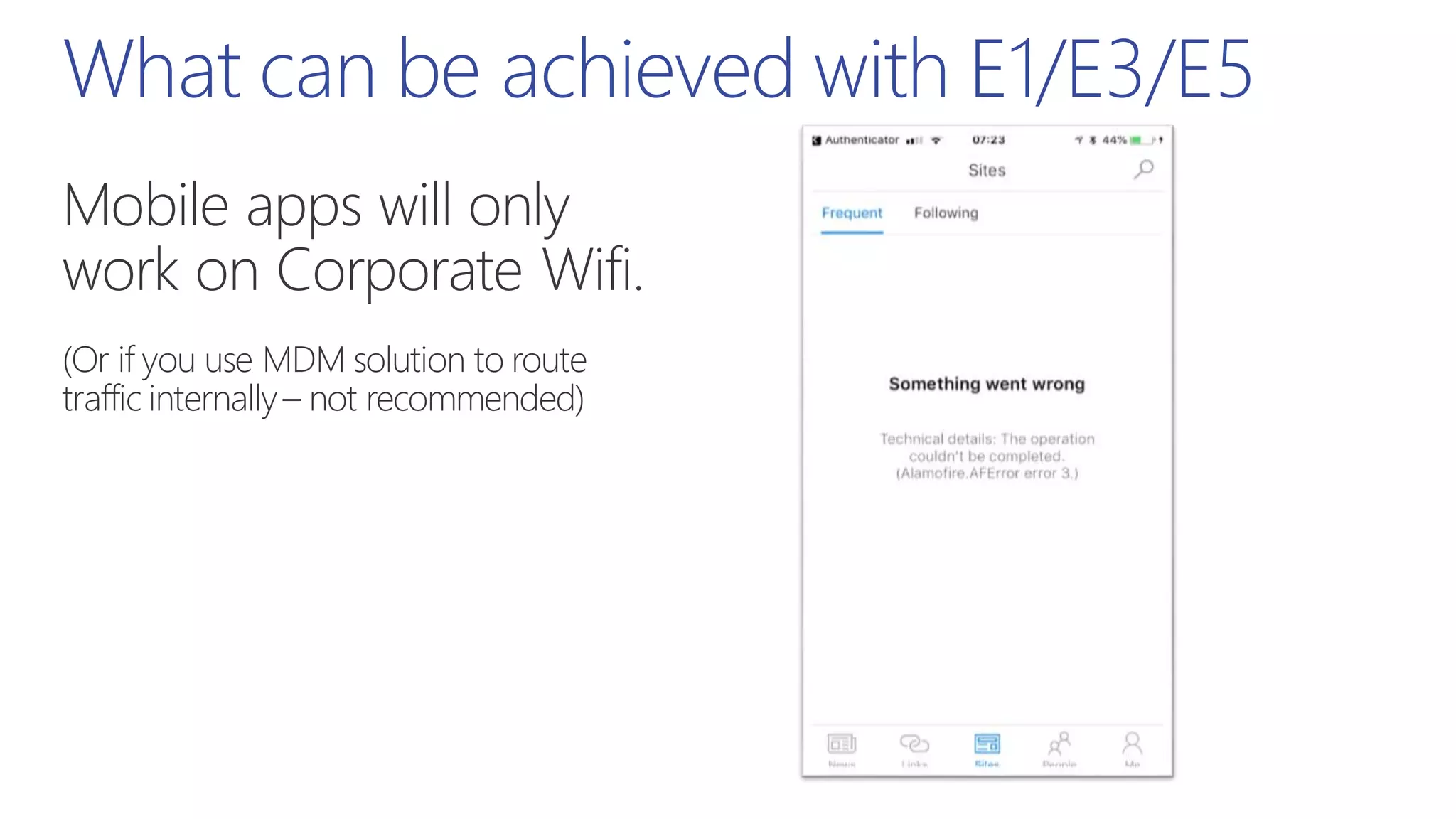 What can be achieved with E1/E3/E5
 