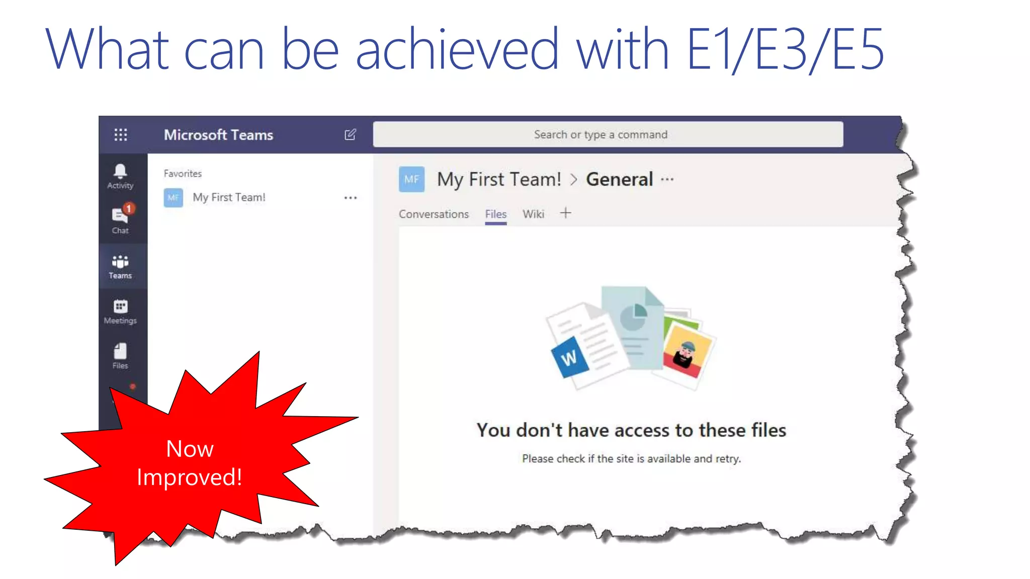 What can be achieved with E1/E3/E5
 
