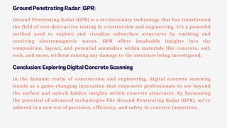 Curated visual reference: Exploring Digital Concrete Scanning Pptx Photo Inspiration