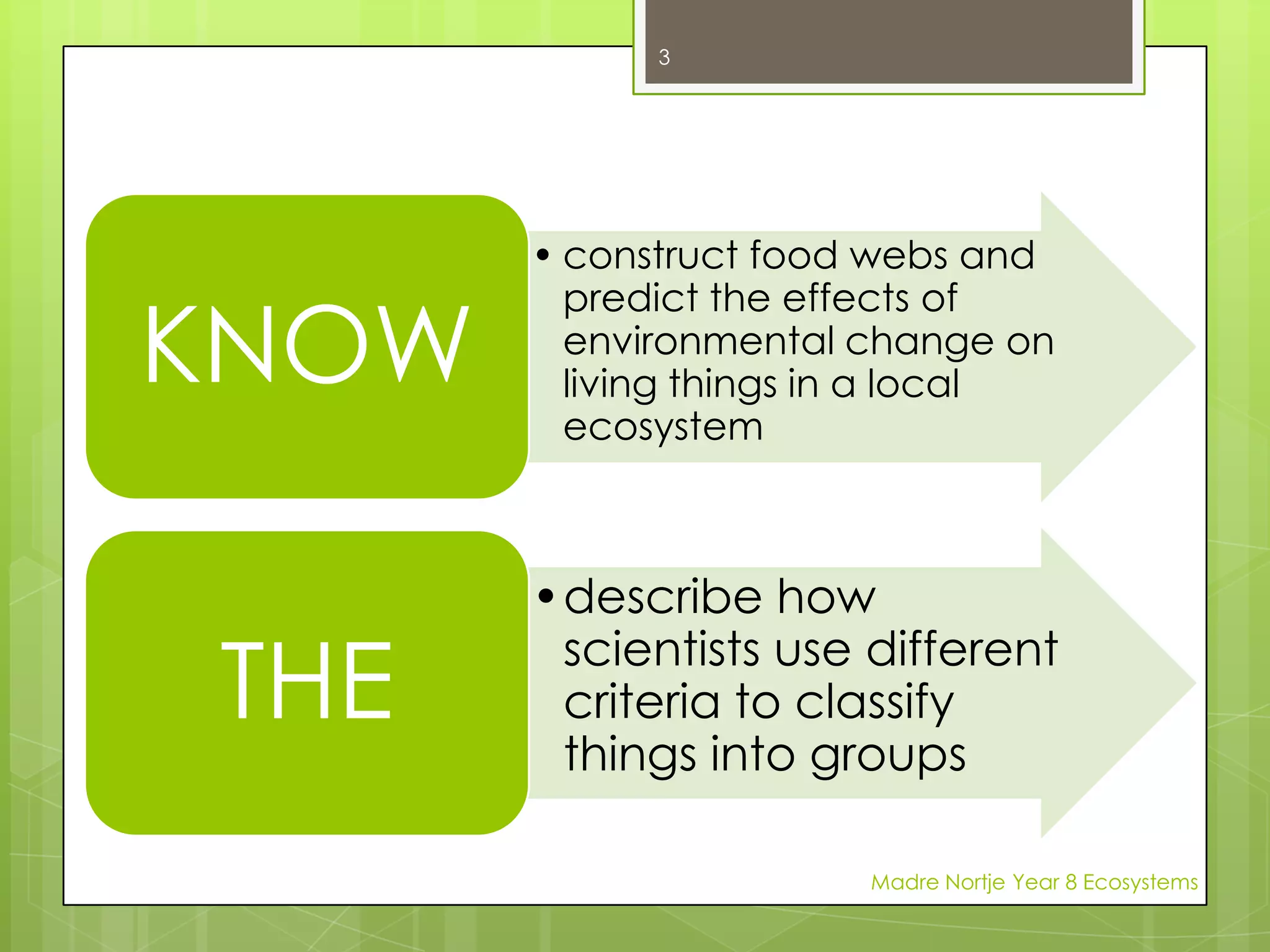 3Madre Nortje Year 8 Ecosystems