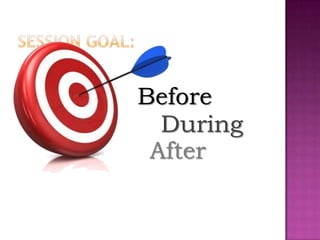 Before
  During
 After
 