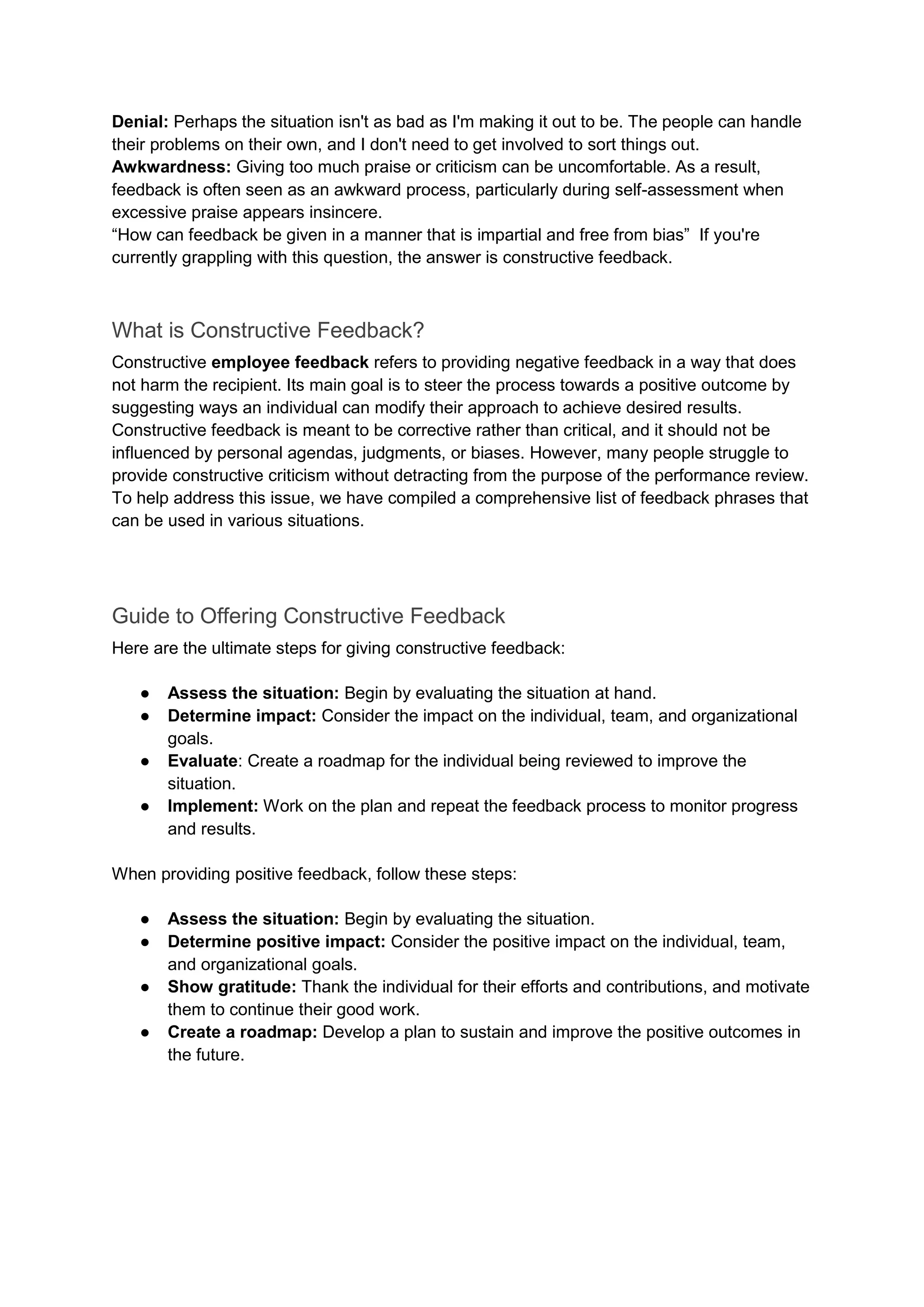 Exploring employee feedback comprehensively | PDF