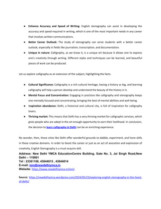 Exploring English Stenography in the Heart of Delhi pdf Exploring English Stenography in the Heart of Delhi pdf