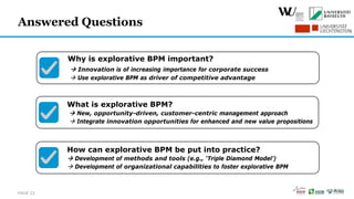 Exploring Explorative BPM - Tutorial | PDF