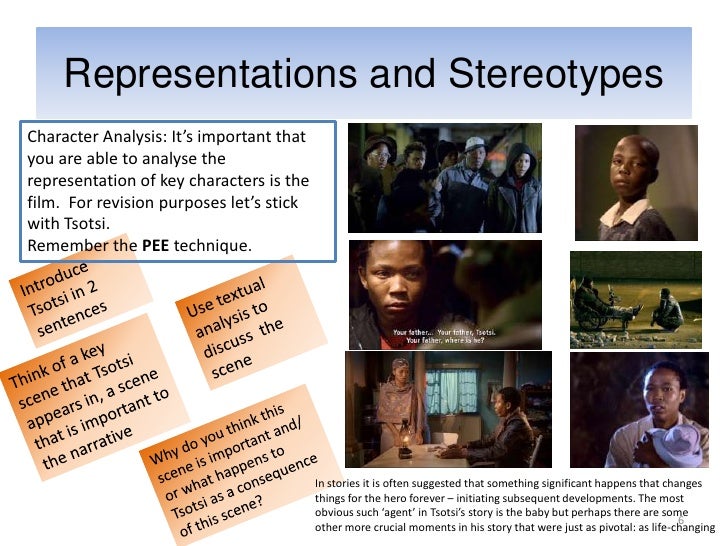 Tsotsi character analysis summary Tsotsi character analysis summary