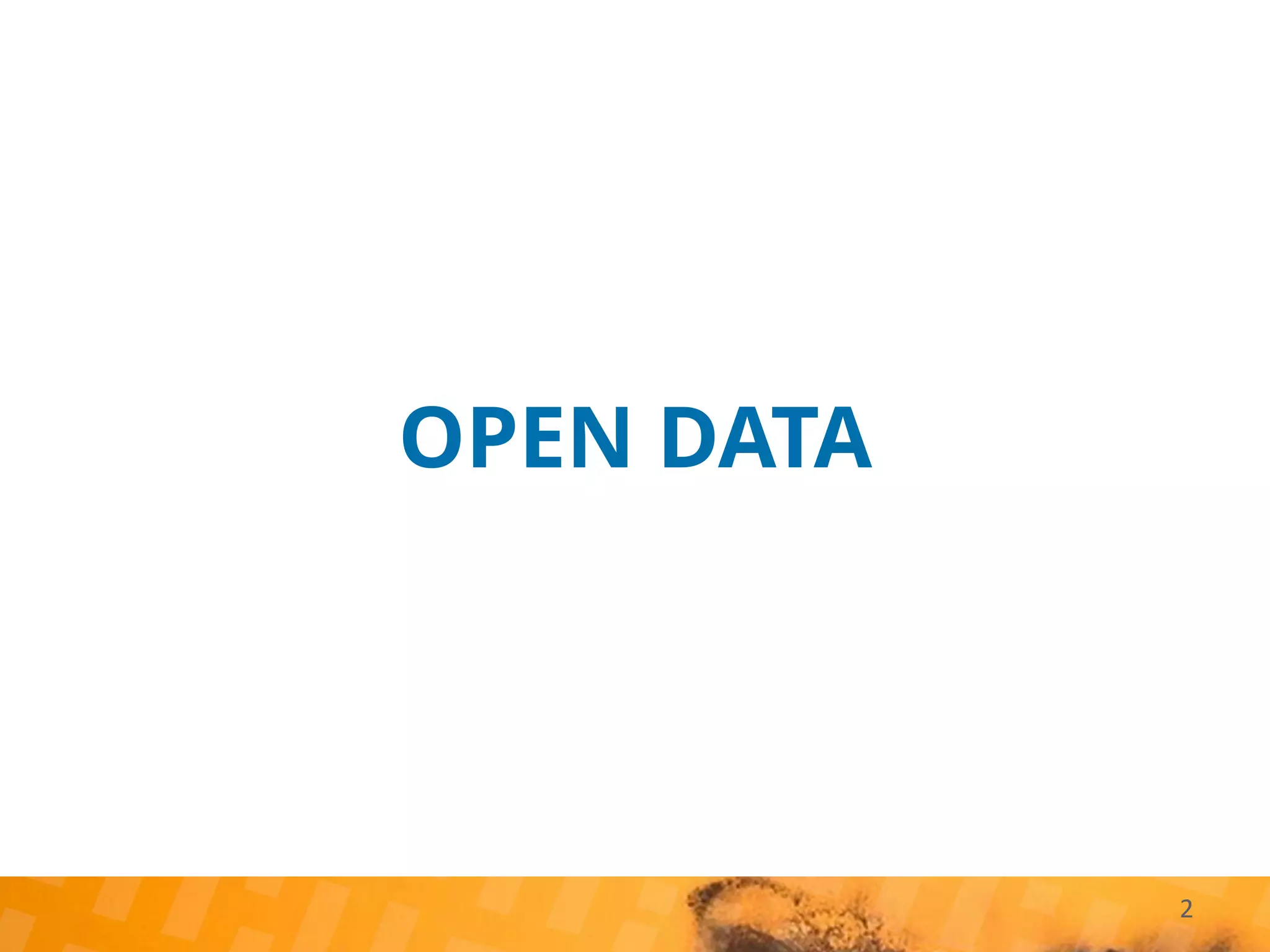OPEN DATA
2