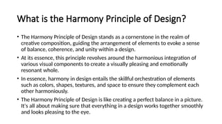 Exploring Harmony Principle of Design | Artiegenius | PPT