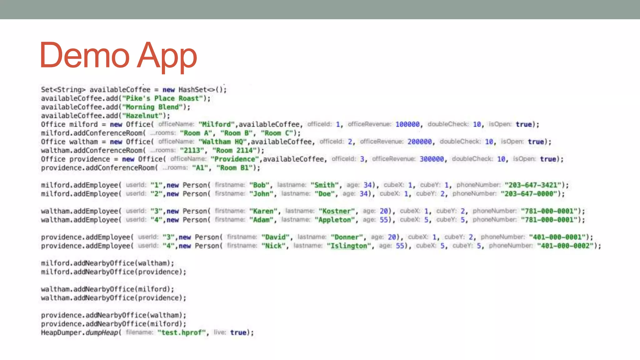 Demo App
 