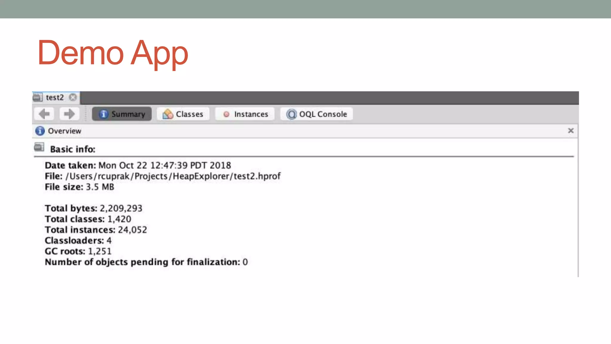 Demo App
 