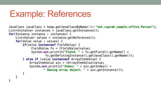 Example: References
 