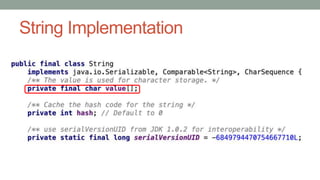 String Implementation
 
