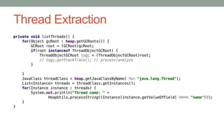 Thread Extraction
 