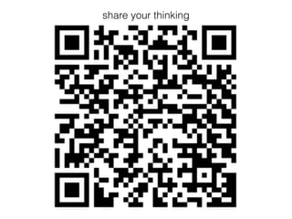 share your thinking
 