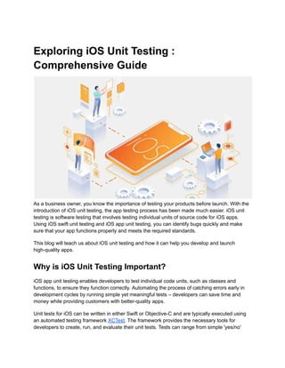 Exploring iOS Unit Testing _ Comprehensive Guide.pdf