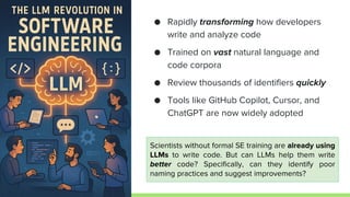Exploring Large Language Models for Analyzing and Improving Method ...