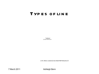 Types of line http://cnx.org/content/m24870/latest/ 