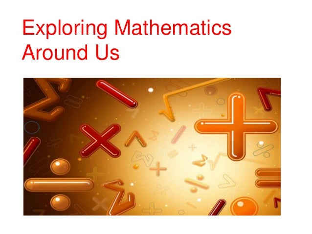 essay on mathematics around us