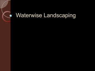 Waterwise Landscaping
 