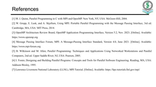 Exploring Parallel Programming Models for Matrix Computation .pptx