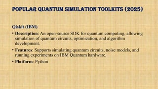 Exploring Quantum Computing Simulation Tools and Fundamentals ...