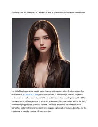 Exploring Safe and Respectful AI Chat NSFW free_ A Journey into NSFW