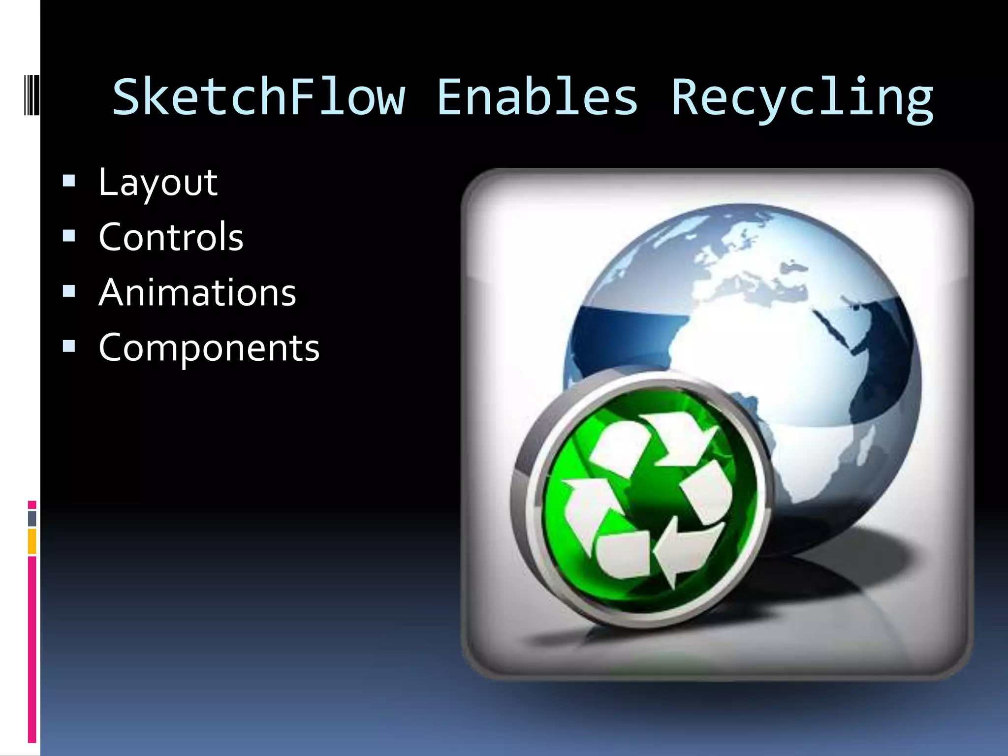 SketchFlow Enables RecyclingLayoutControlsAnimationsComponents