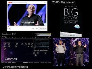 ChronoZoomProject.org
2012 - the context
 