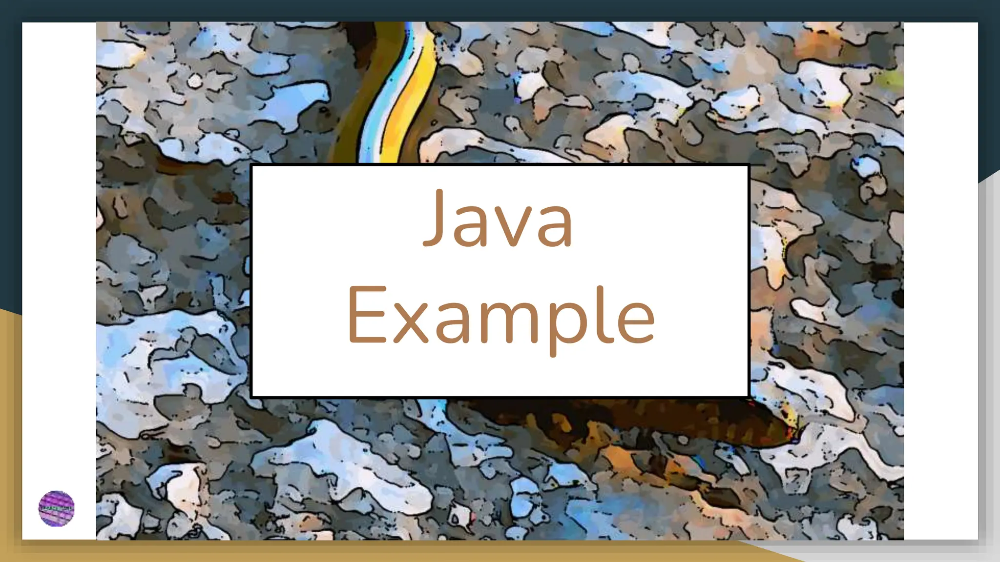 Java
Example
 