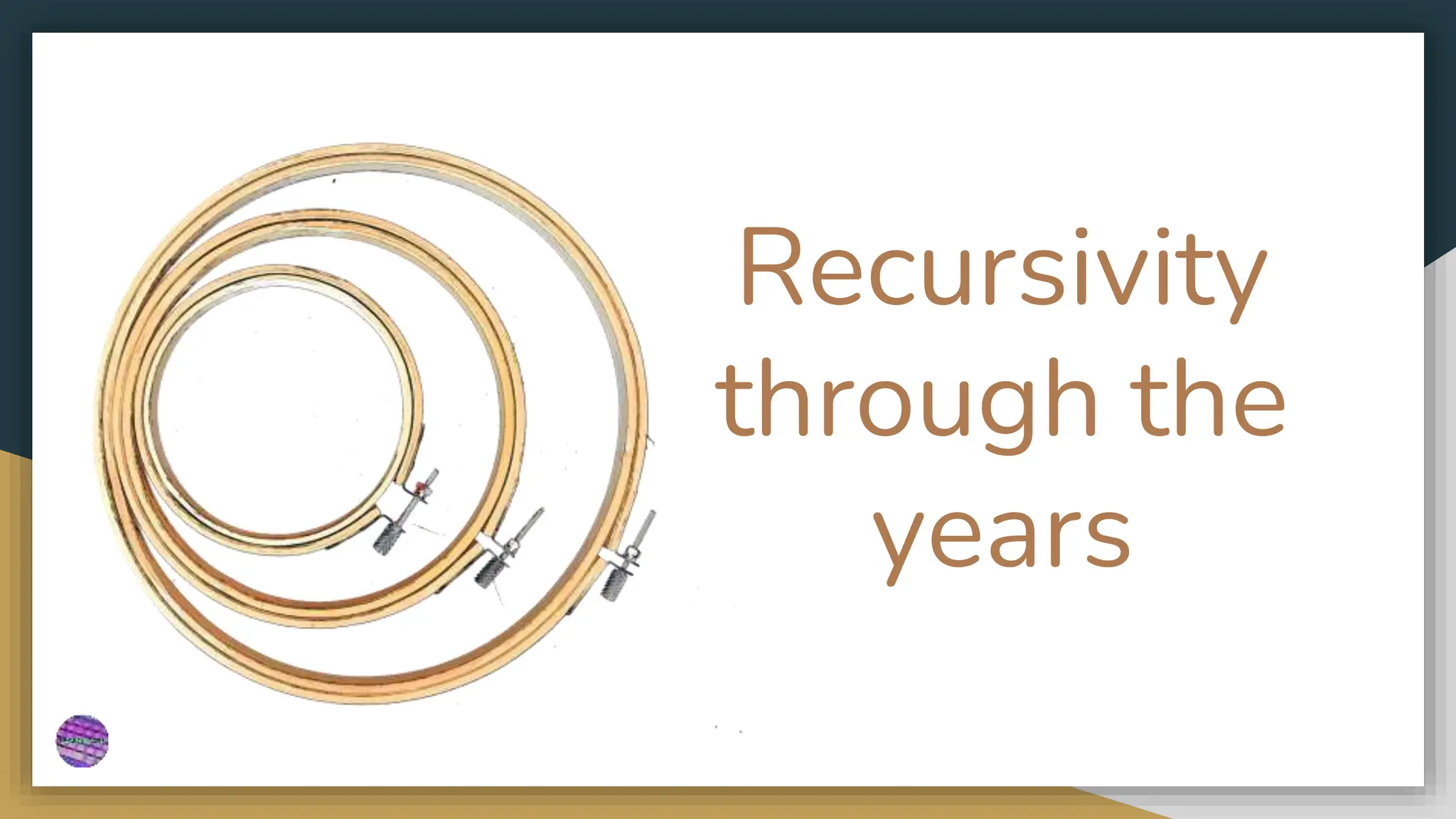 Recursivity
through the
years
 