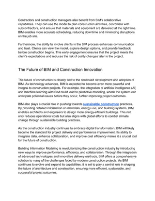 Exploring Technological and Delivery Innovation Through Building ...