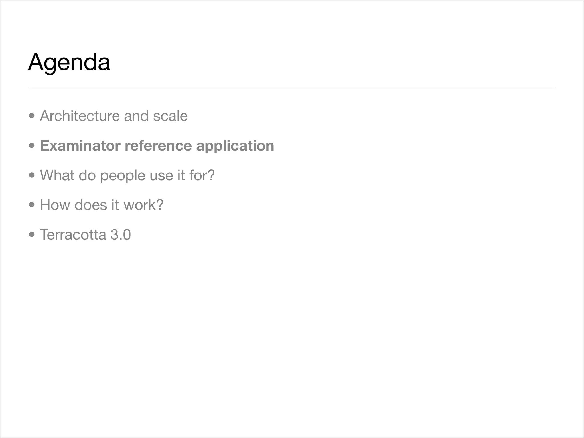 Exploring Terracotta