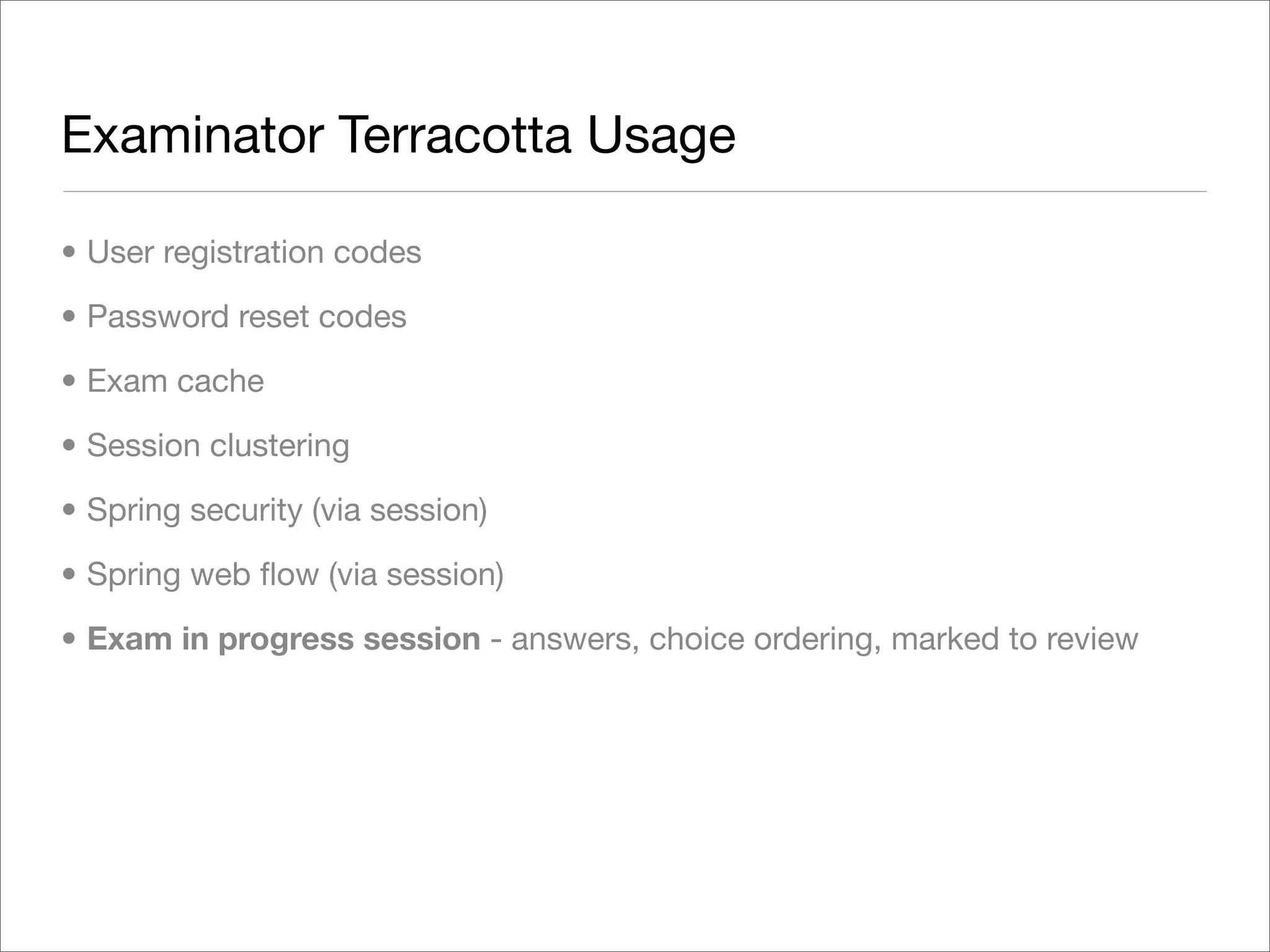 Exploring Terracotta