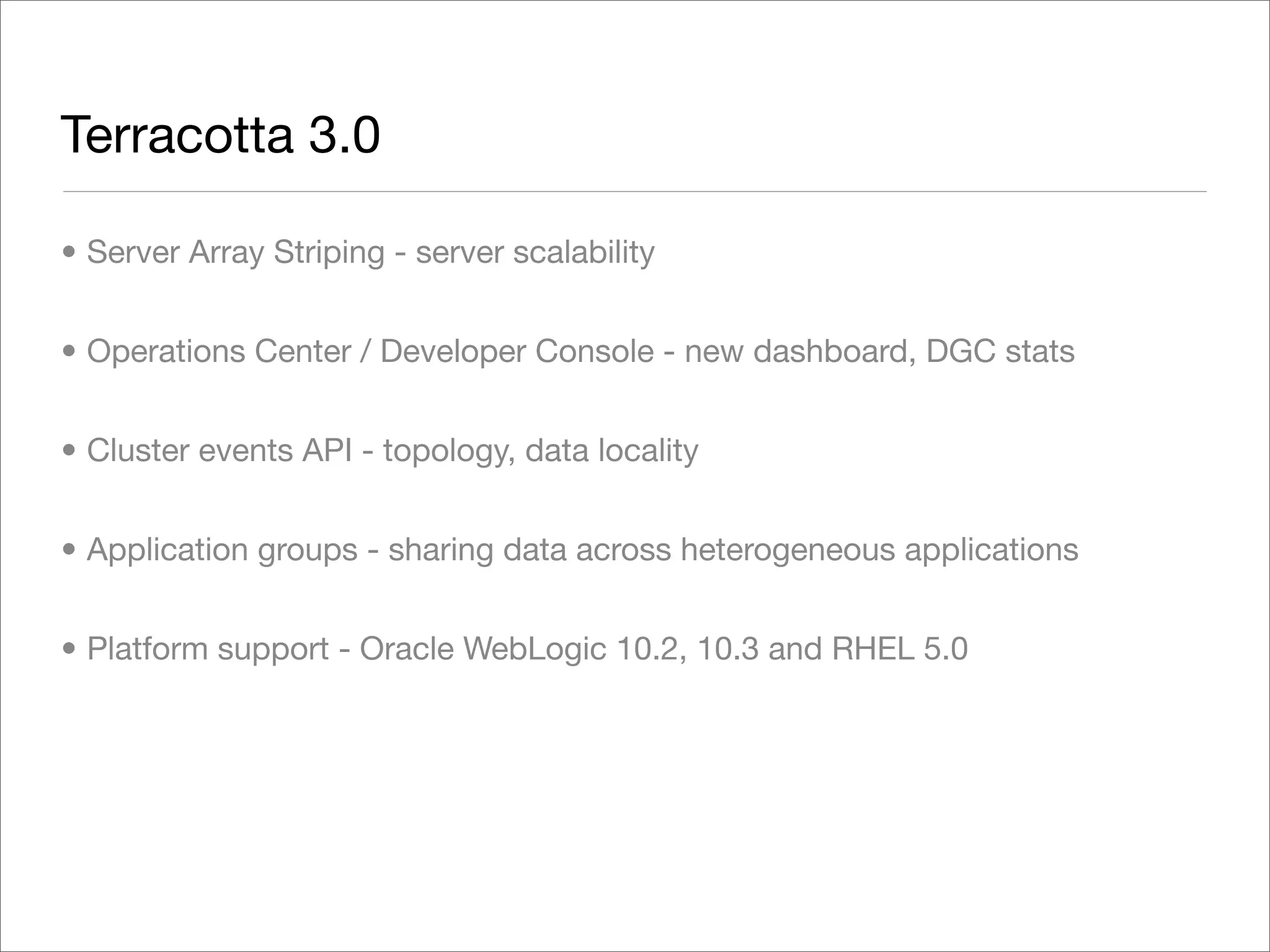 Exploring Terracotta