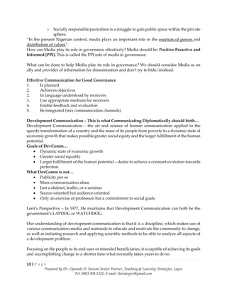 Exploring the act of diplomacy and the implication of communication in ...